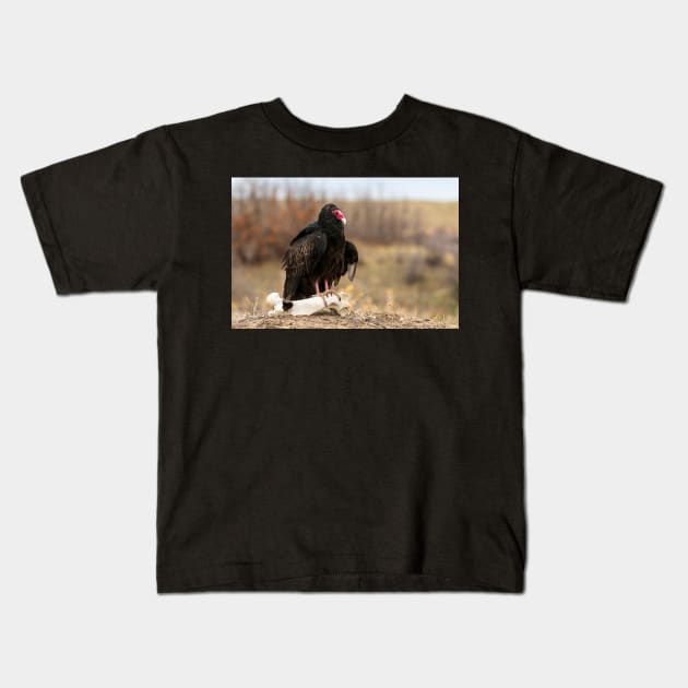 Buzzard Kids T-Shirt by gdb2